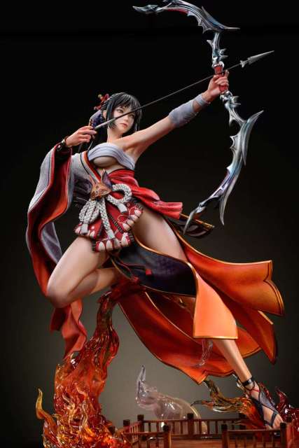 Hyakki Yagyo Series Fox Fire 1/4 Statue By President Fei Collectibles