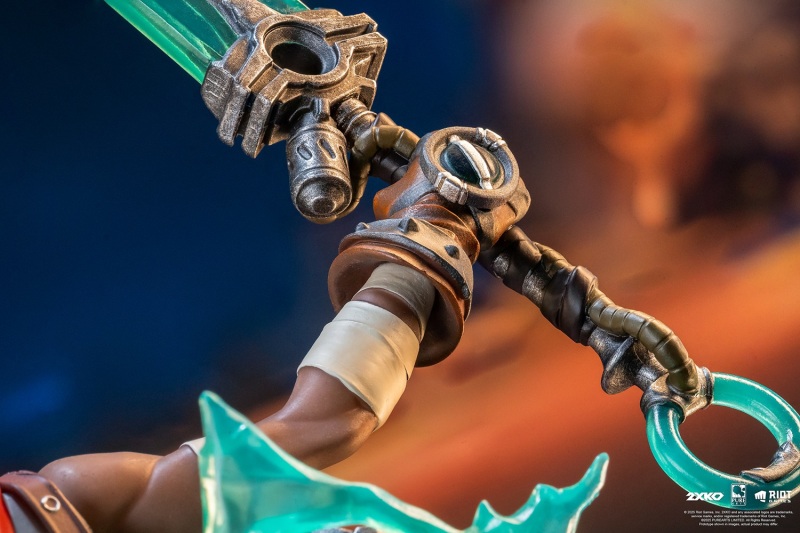 PURE ARTS Studio League of Legends 2XKO Jinx and Warwick VS Ahri and Ekko 1/ 10 Scale Statue