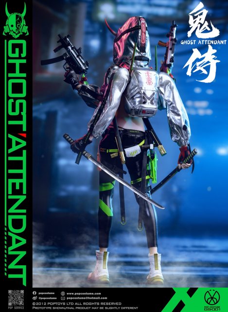 POP COSTUME GS-001 Ghost Attendant 1/6 Action Figure