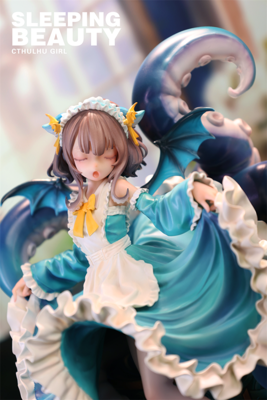 WeArtDoing Sleeping Beauty Cthulhu Girl Phantom Blue Figure