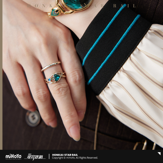 miHoYo Honkai: Star Rail - Aventurine Impression Series Ring Set