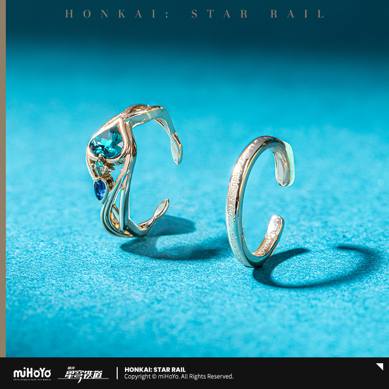 miHoYo Honkai: Star Rail - Aventurine Impression Series Ring Set