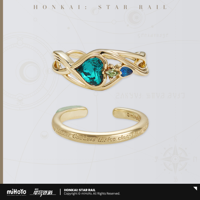 miHoYo Honkai: Star Rail - Aventurine Impression Series Ring Set