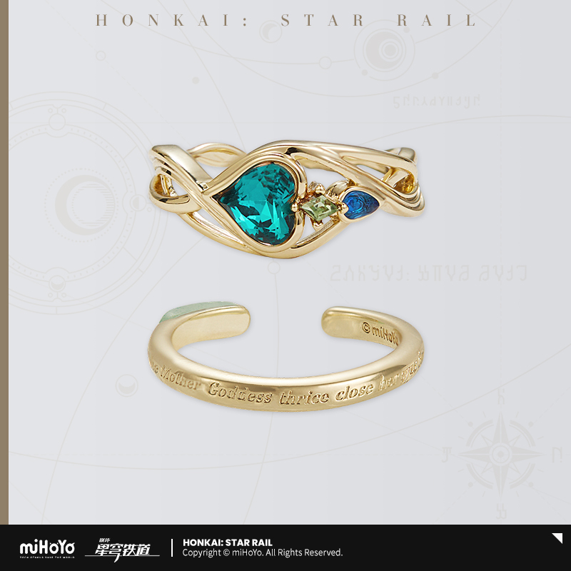 miHoYo Honkai: Star Rail - Aventurine Impression Series Ring Set
