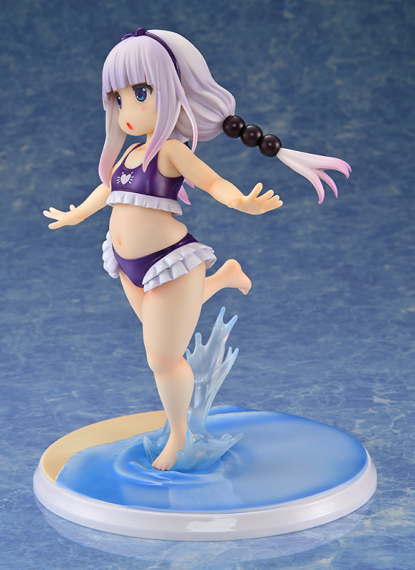 Kaitendo Miss Kobayashi's Dragon Maid Kanna Kamui: Excited to Wear a Swimsuit at Home Ver. Purple 1/6 Figure