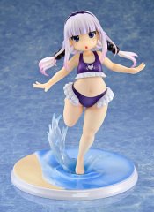 Kaitendo Miss Kobayashi's Dragon Maid Kanna Kamui: Excited to Wear a Swimsuit at Home Ver. Purple 1/6 Figure