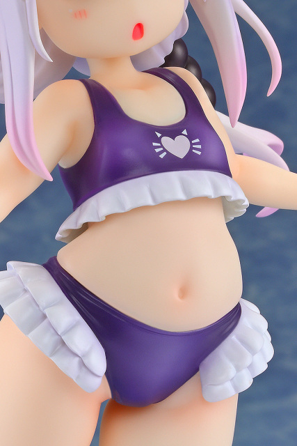 Kaitendo Miss Kobayashi's Dragon Maid Kanna Kamui: Excited to Wear a Swimsuit at Home Ver. Purple 1/6 Figure