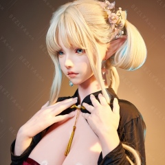Bezlya 2.0+ Series: Enchantress of Desire Kalia ULTRA Makeup 1/1 Scale Silicone Doll