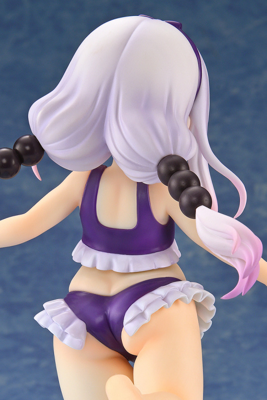 Kaitendo Miss Kobayashi's Dragon Maid Kanna Kamui: Excited to Wear a Swimsuit at Home Ver. Purple 1/6 Figure
