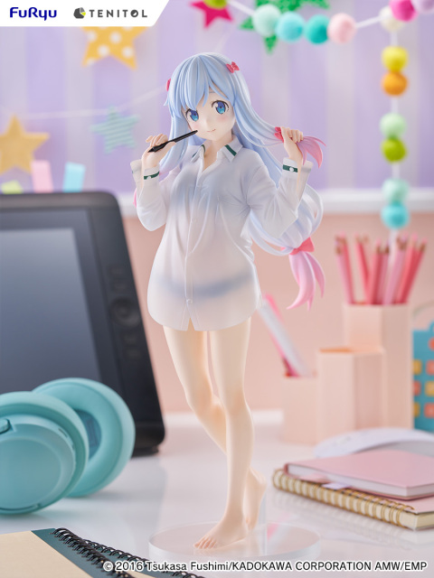 FuRyu TENITOL TALL Sagiri Izumi Shirts Ver. Figure