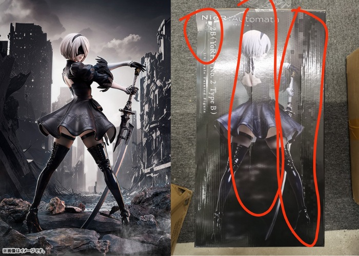 (In Stock Box damaged) FREEing NieR:Automata Ver1.1a 2B (YoRHa No.2 Type B) 1/4 Figure
