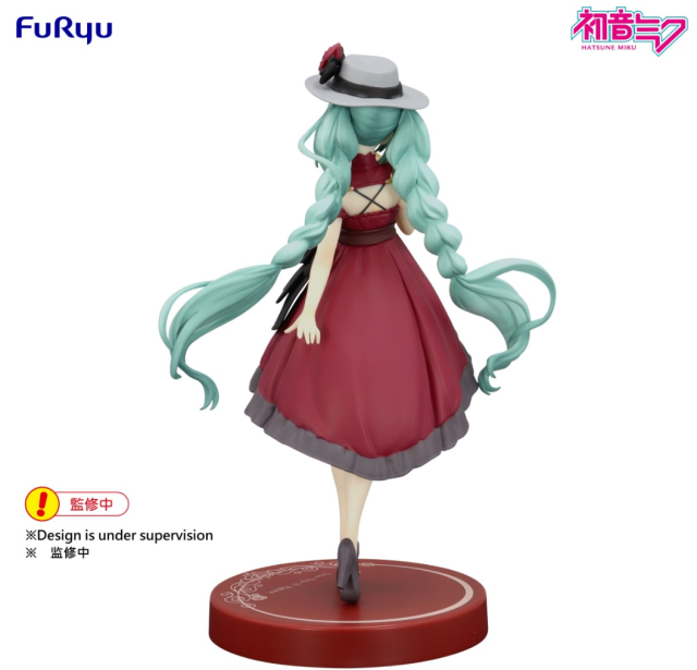 FURYU Hatsune Miku Trio-Try-iT Figure Outing Dress Red Color ver.