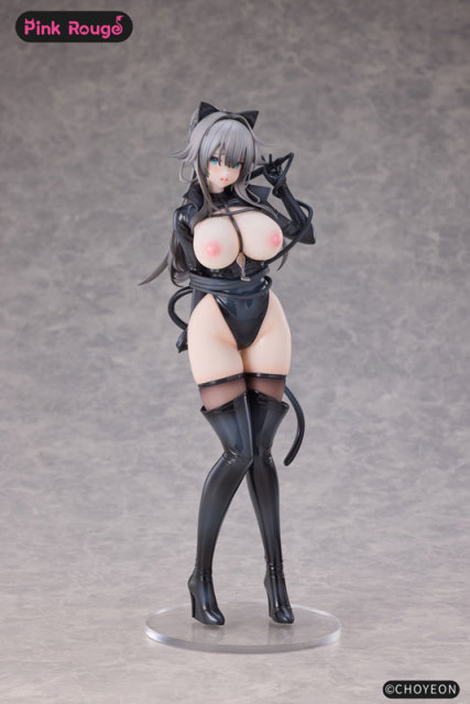 Pink Rouge Cat Woman Happy-chan 1/6 Figure (Bonus)