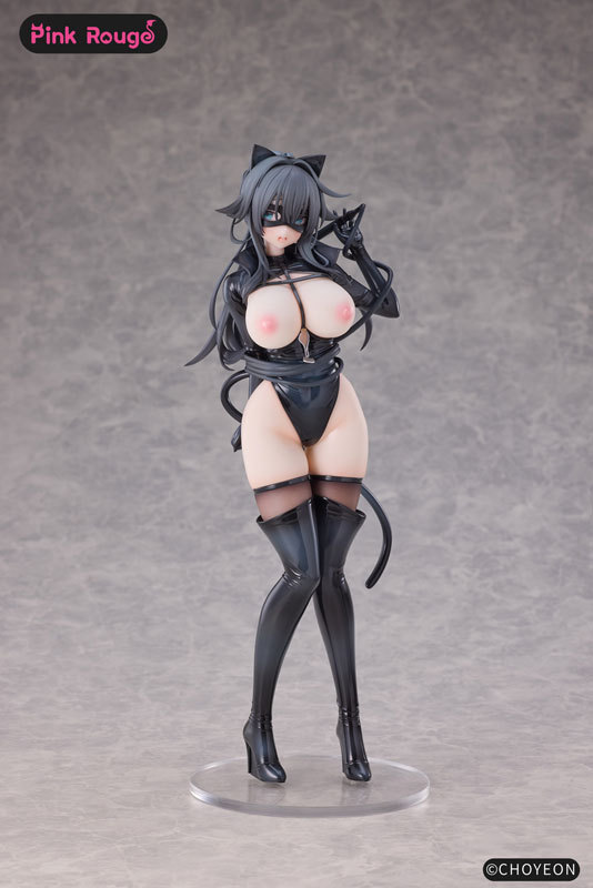 Pink Rouge Cat Woman Happy-chan 1/6 Figure (Bonus)