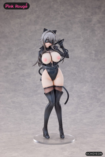 Pink Rouge Cat Woman Happy-chan 1/6 Figure (Bonus)