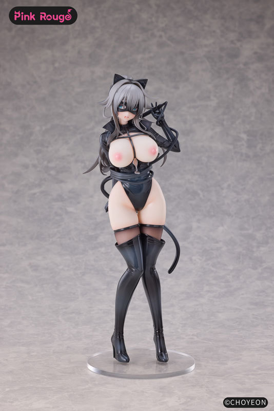 Pink Rouge Cat Woman Happy-chan 1/6 Figure (Bonus)