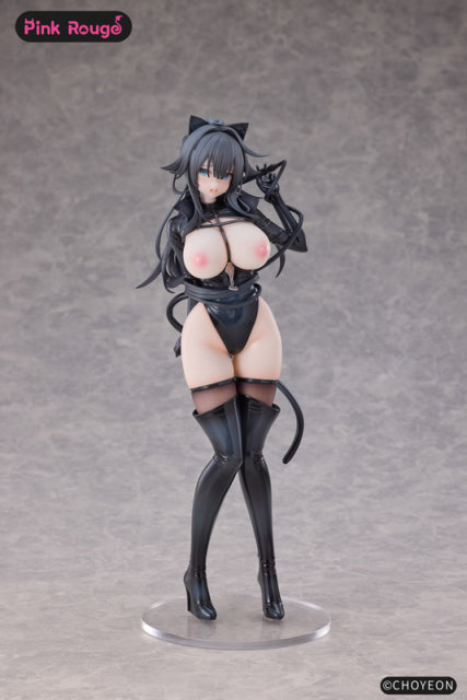 Pink Rouge Cat Woman Happy-chan 1/6 Figure (Bonus)