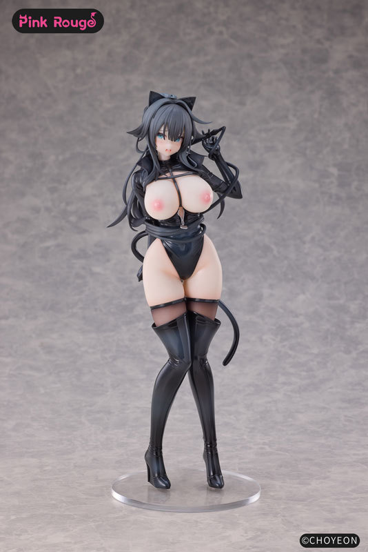 Pink Rouge Cat Woman Happy-chan 1/6 Figure (Bonus)