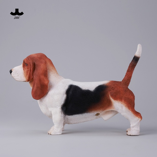 JXK Studio Basset Hound Figure JXK316-A/B/C/D