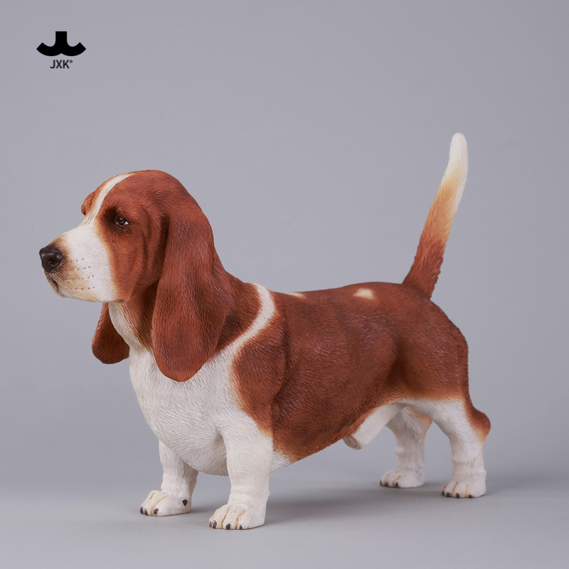 JXK Studio Basset Hound Figure JXK316-A/B/C/D