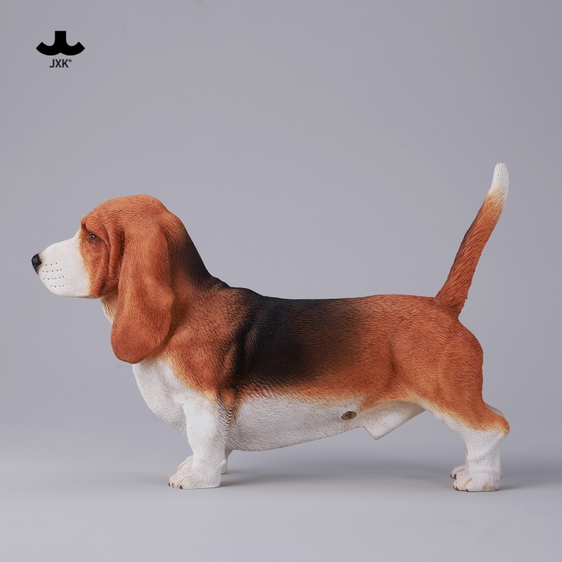 JXK Studio Basset Hound Figure JXK316-A/B/C/D