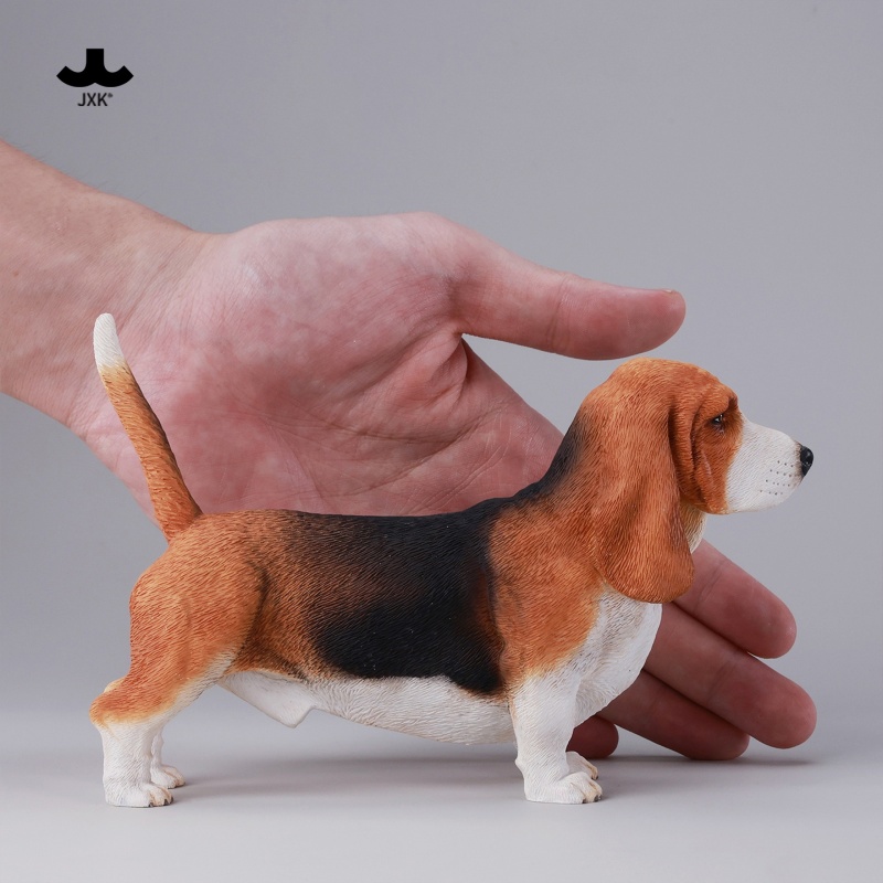 JXK Studio Basset Hound Figure JXK316-A/B/C/D