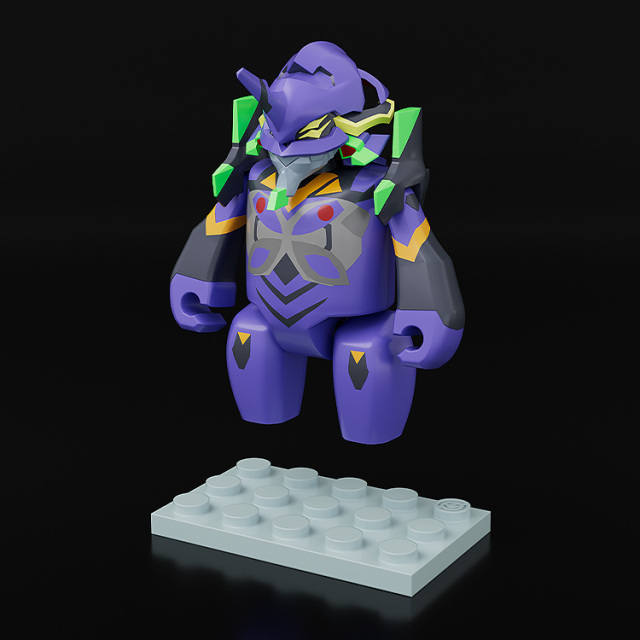 Good Smile Company GSC BRICKROID Rebuild of Evangelion Posable Figure