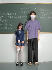 HSDoll 135cm Height Articulated Premium Custom Silicone Doll JK Student