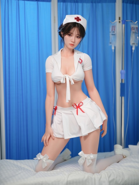 HSDoll 135cm Height Articulated Premium Custom Silicone Doll Nurse