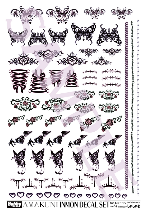 Hobby Japan INMON Decal Set Vol. 4