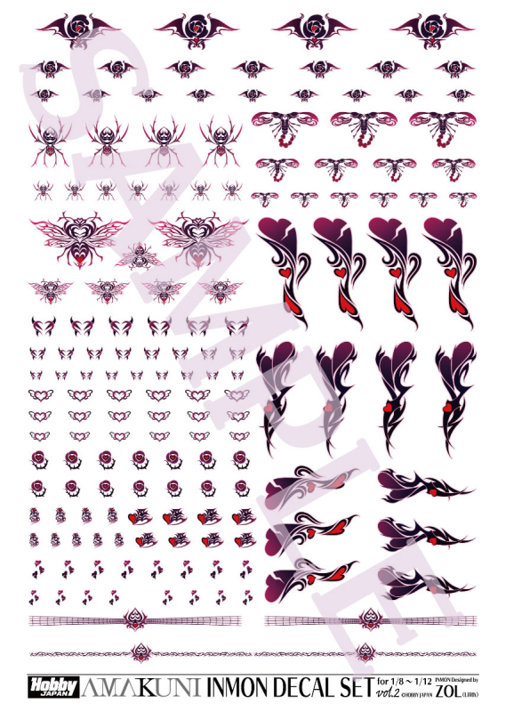 Hobby Japan INMON Decal Set Vol. 2