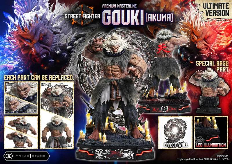 Prime 1 Studio Premium Masterline Street Fighter 6 Akuma 1/ Statue PMSF6-04/04UT/04UTS