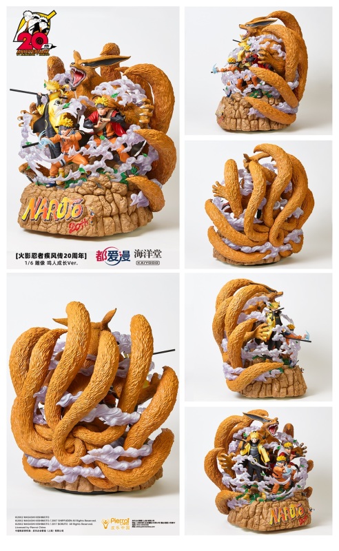 (In Stock) Kaiyodo Naruto: Shippuden 20th Anniversary 1/6 Scale Statue - Naruto Growth Ver.