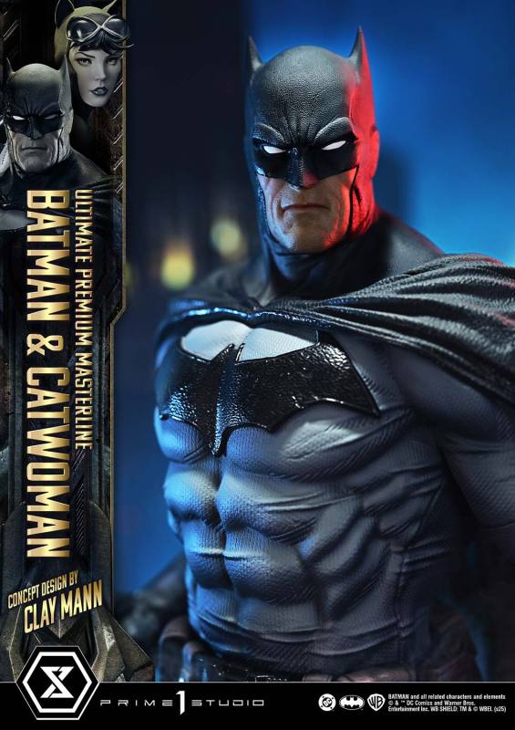 Prime 1 Studio Ultimate Premium Masterline Batman Comics Batman x Catwoman Concept Design by CLAY MANN  UPMDC-13/UPMDC-13S