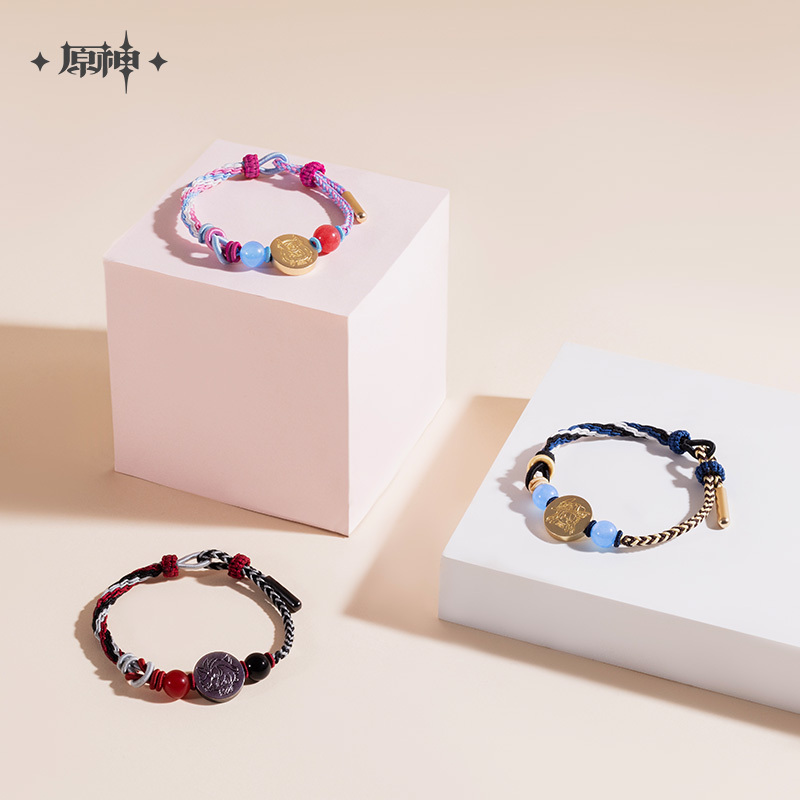 miHoYo Genshin Impact Character Impression Beaded Braided Bracelet