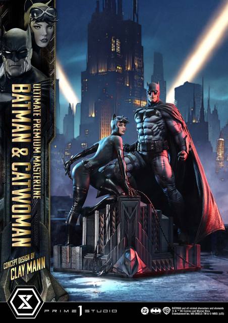 Prime 1 Studio Ultimate Premium Masterline Batman Comics Batman x Catwoman Concept Design by CLAY MANN  UPMDC-13/UPMDC-13S