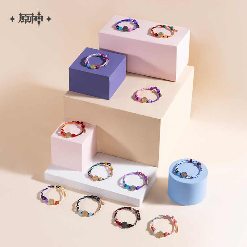 miHoYo Genshin Impact Character Impression Beaded Braided Bracelet