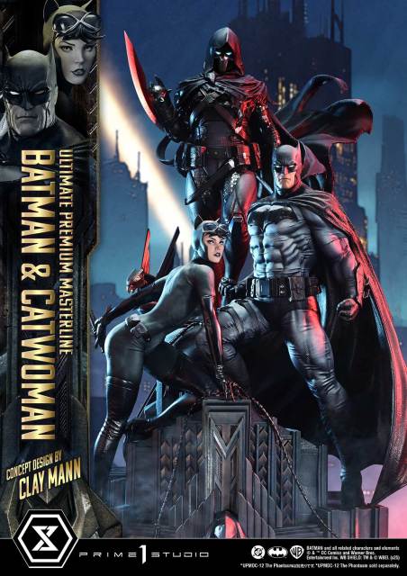 Prime 1 Studio Ultimate Premium Masterline Batman Comics Batman x Catwoman Concept Design by CLAY MANN  UPMDC-13/UPMDC-13S