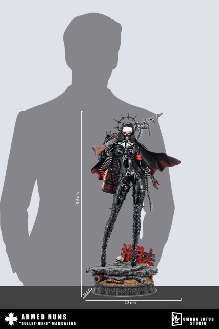 UMBAR LOTUS STUDIO Bullet-hexe Magdalena 1/4 Statue