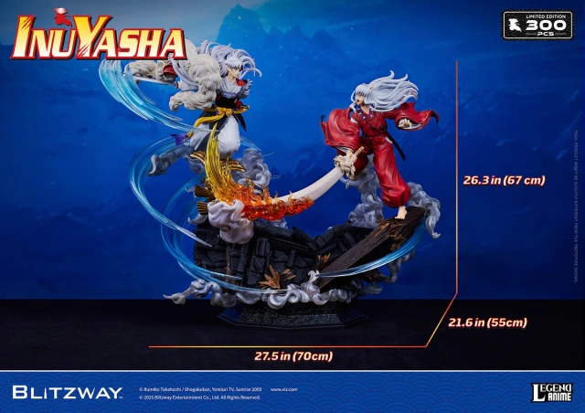 Legend Anime Inuyasha x Sesshomaru 1/6 Statue By BLITZWAY
