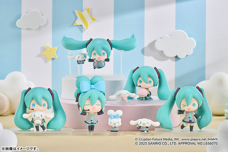 Good Smile Company GSC Trading Figure Hatsune Miku x Cinnamoroll (5 Pieces)