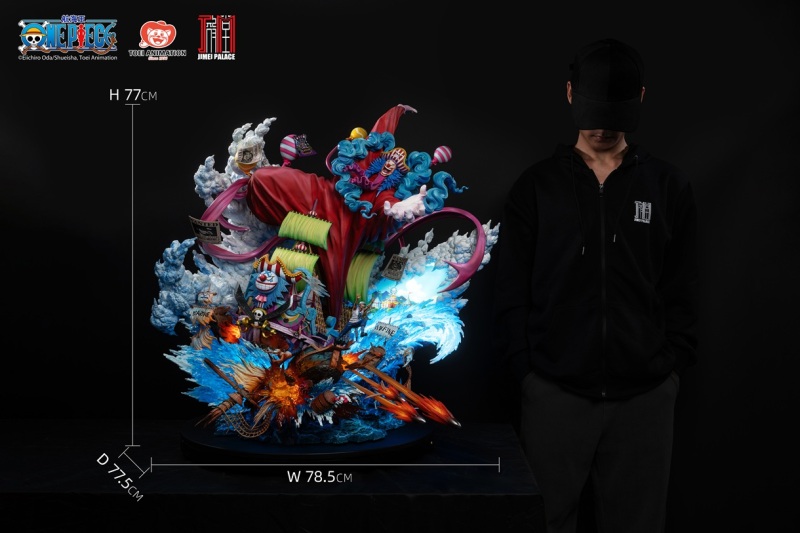 ONE PIECE New Yonko BUGGY Limited Edition Statue By JIMEI PALACE Studio