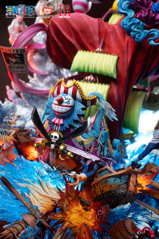 ONE PIECE New Yonko BUGGY Limited Edition Statue By JIMEI PALACE Studio