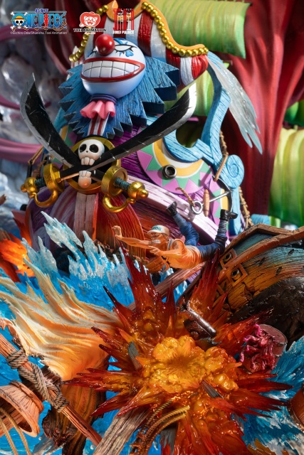 ONE PIECE New Yonko BUGGY Limited Edition Statue By JIMEI PALACE Studio