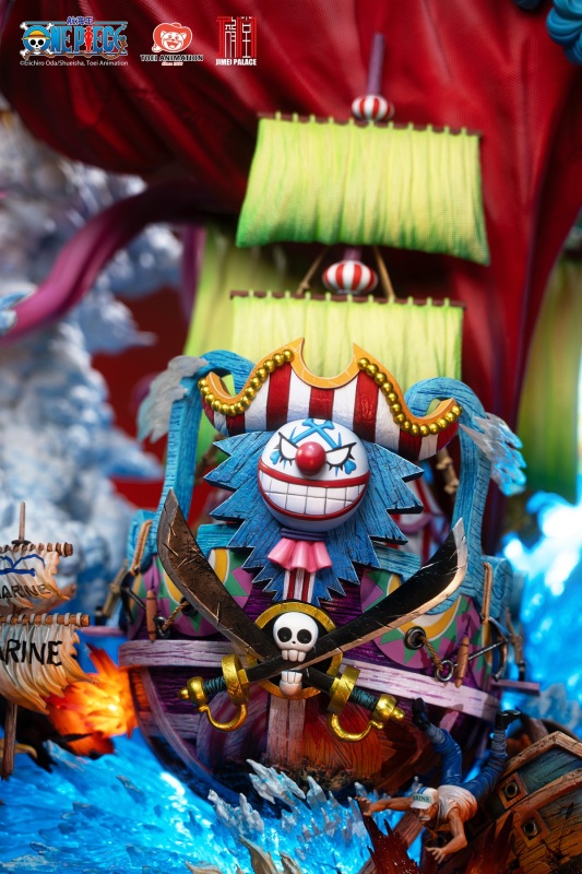 ONE PIECE New Yonko BUGGY Limited Edition Statue By JIMEI PALACE Studio