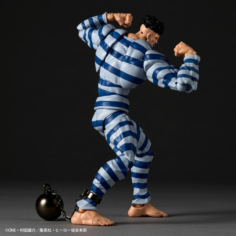 Kaiyodo Revoltech Amazing Yamaguchi One-Punch Man Puri-Puri Prisoner Figure