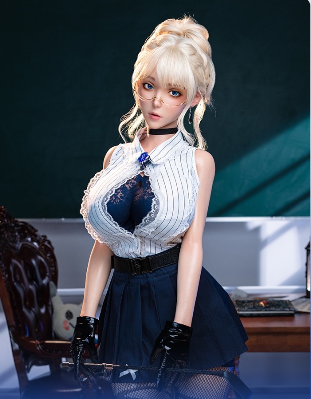 Bezlya 2.2CF Series Forbidden Sacrament Church Violet No. 1 Makeup 1/1 Silicone Doll
