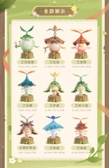miHoYo Genshin lmpact Aranara Series Trading Figure Set of 9