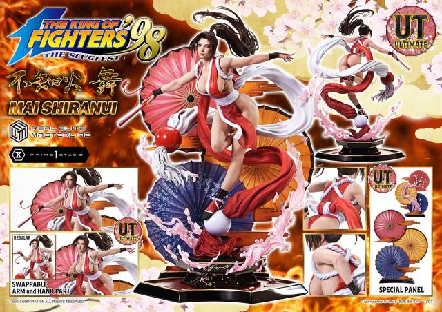 Prime 1 Studio Real Elite Masterline THE KING OF FIGHTERS '98 MAI SHIRANUI 1/4 Statue REMKOF-01 REMKOF-01UT REMKOF-01UTS