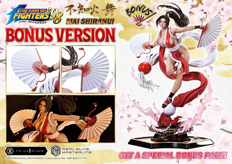 Prime 1 Studio Real Elite Masterline THE KING OF FIGHTERS '98 MAI SHIRANUI 1/4 Statue REMKOF-01 REMKOF-01UT REMKOF-01UTS